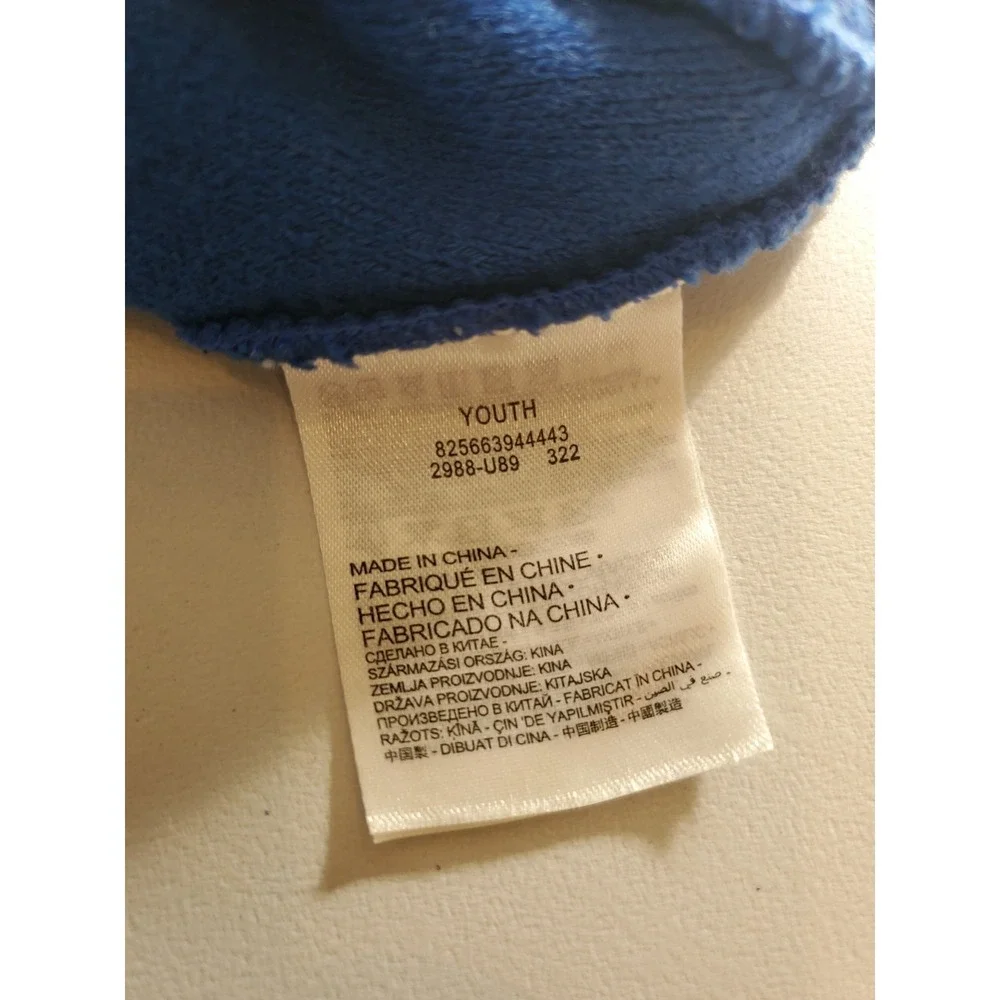 Nike Just Do It Youth Size Sock Hat Beanie Winter Cap Blue With Logos